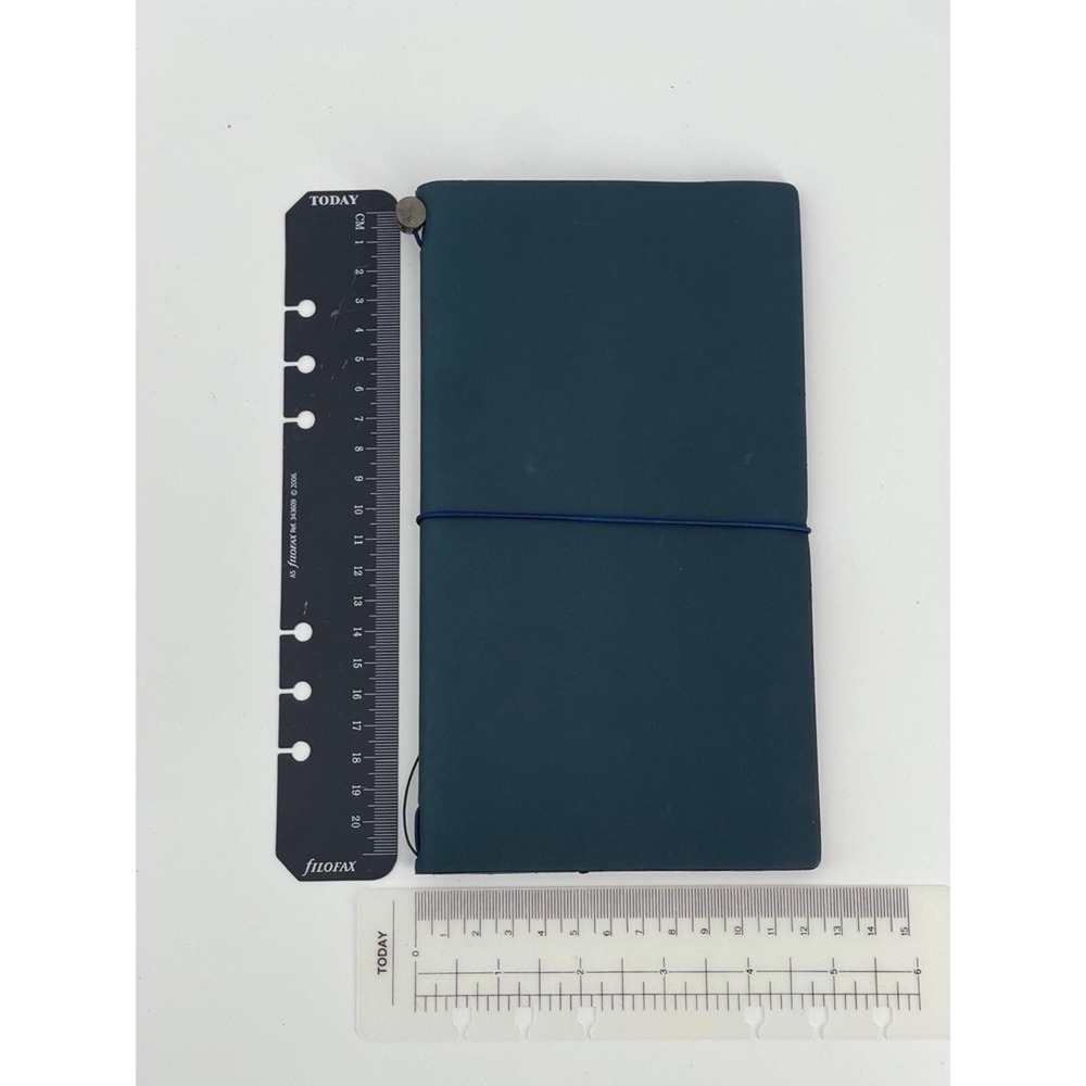 Traveler's Notebook Passport Blue Leather Cover New No Box Japan TN - Picture 3 of 6